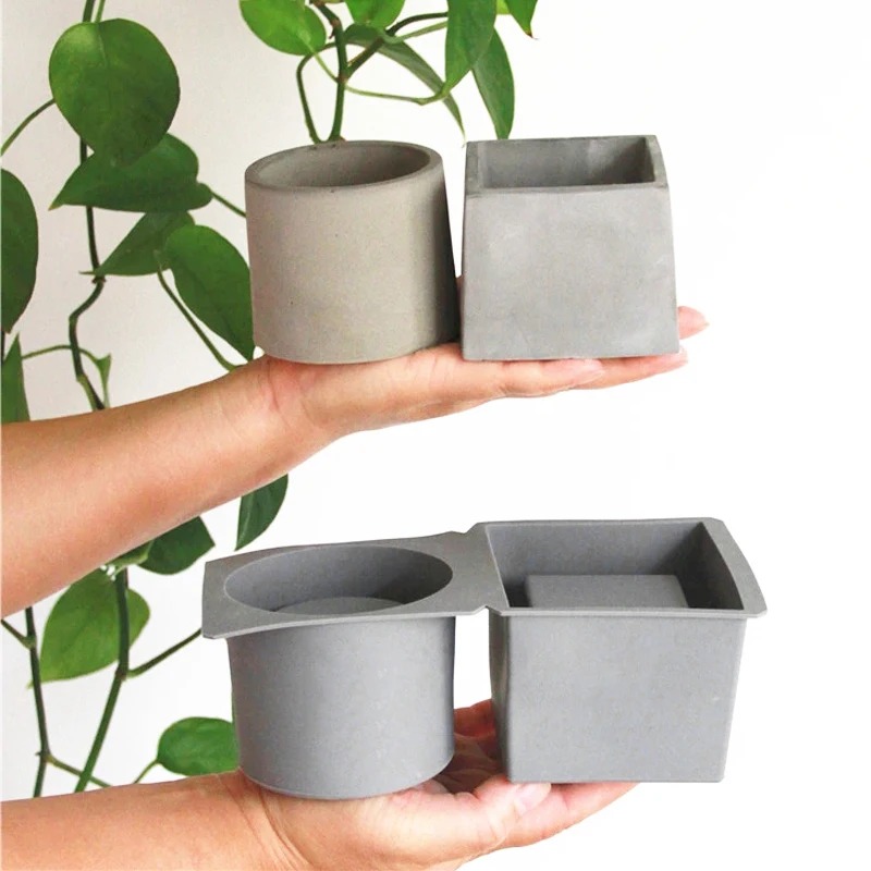 Craft Embellishment Storage - 花の形をしたシリコンモールド,日曜大工のジュエリー収納ボックス,コンクリートのセメント製作,ミラー,クリスタルとエポキシの粘土,家の装飾