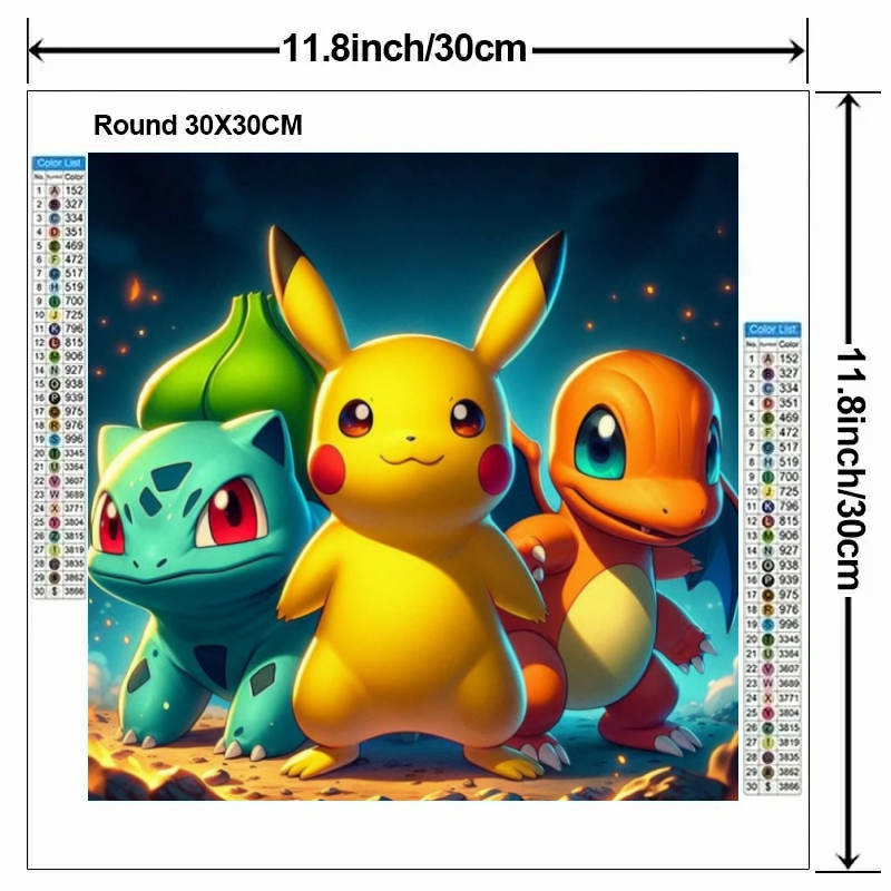 漫画ポケモン 5D DIY ダイヤモンド絵画かわいいゲンガー - Embroidery Embellishments のレビューと価格